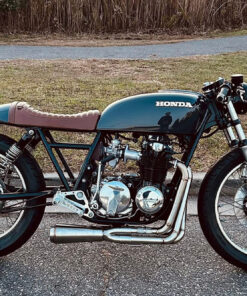 Murray's Carbs on a custom built Honda CB550 Cafe Racer.