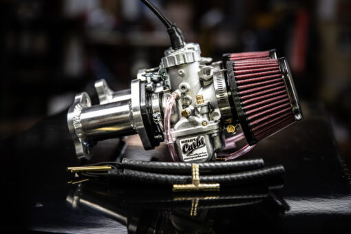 This shows everything you will receive with Murray's Honda GL400 Carburetor Kit.