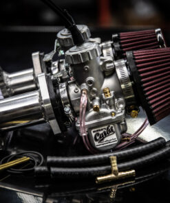 This picture shows everything included in Murray's Honda CX400 Carburetor Kit.