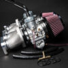 Murray's Yamaha XJ550 performance dual VM34 carburetor kit is an upgrade to the OEM Stock carbs for the motorcycle.