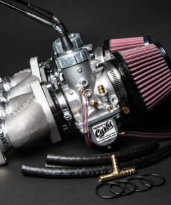 Murray's Yamaha XJ550 performance dual VM34 carburetor kit is an upgrade to the OEM Stock carbs for the motorcycle.