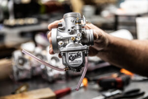 Displaying Murray's Carbs after servicing the float needle.