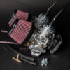 This is a photo of everything included with the purchase of Murray's XS650 Mikuni Carburetor kit.