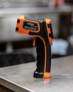 Infrared thermometers or temperature guns are great for diagnosing automotive and motorcycle issues. 