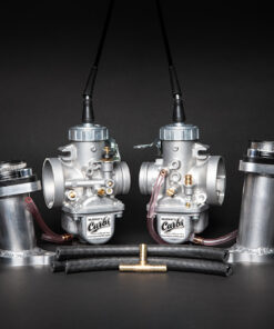 Everything included in Murray's Honda CX500 Stock Air Box Carburetor Kit.